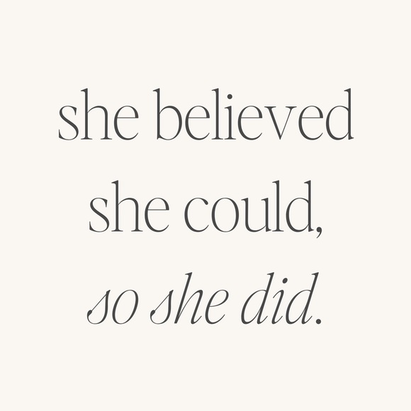 MantraBand She Believed She Could So She Did Bracelet Stainless Steel - Picture 2 of 6